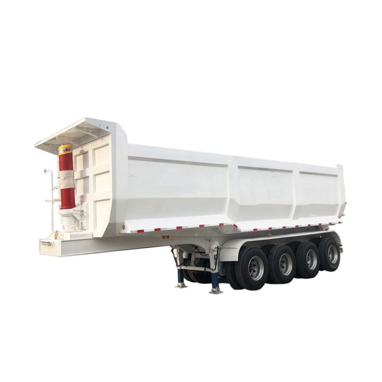 5軸U型重型自卸半掛車，帶空氣懸架